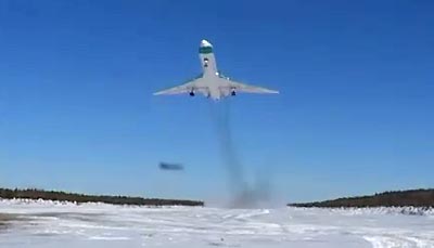 Легендарный взлет Ту-154 с Ижмы