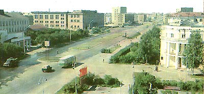 Первые девятиэтажные дома в Сыктывкаре на кольце (Сыктывкар 1970)