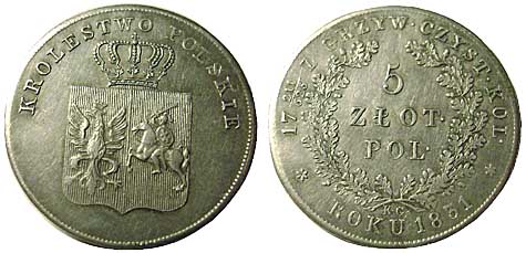 5    1831  (5 zlotych polskich). ,  - 15,55 .       716   922 